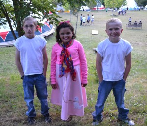 Our Granddaughter and Price boys - English Camp, 50's theme